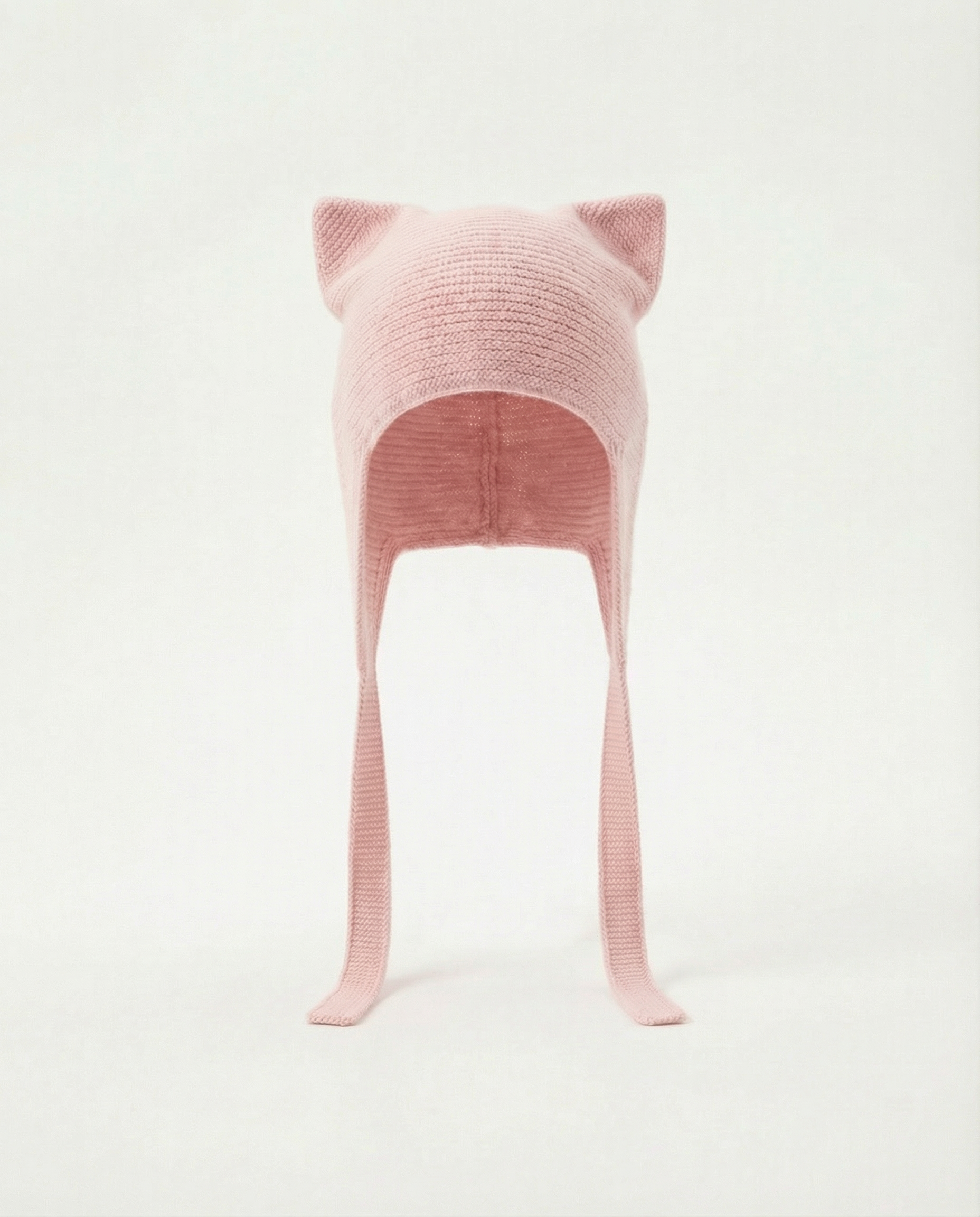 Cashmere Knit Cat Earflap