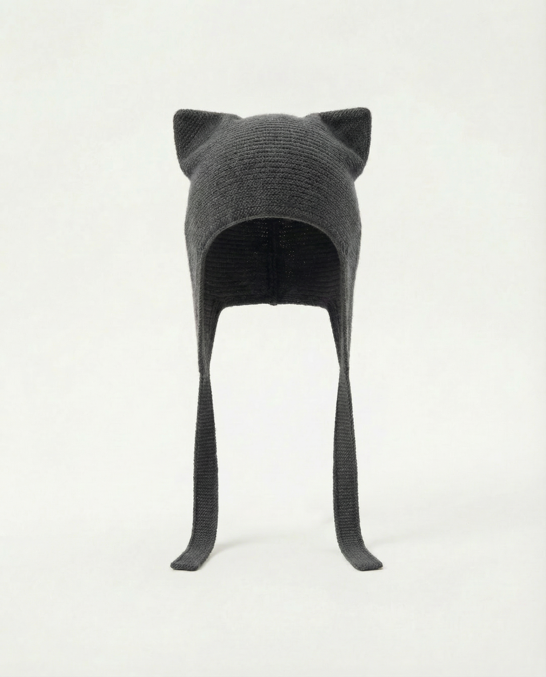 Cashmere Knit Cat Earflap