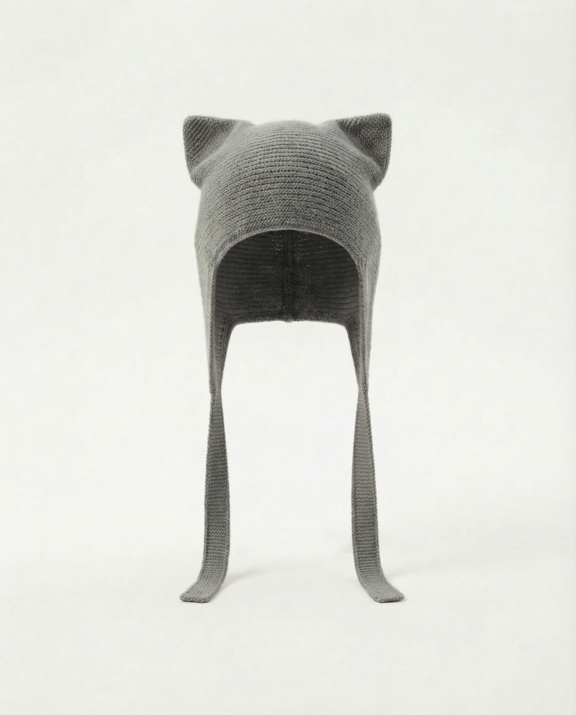 Cashmere Knit Cat Earflap