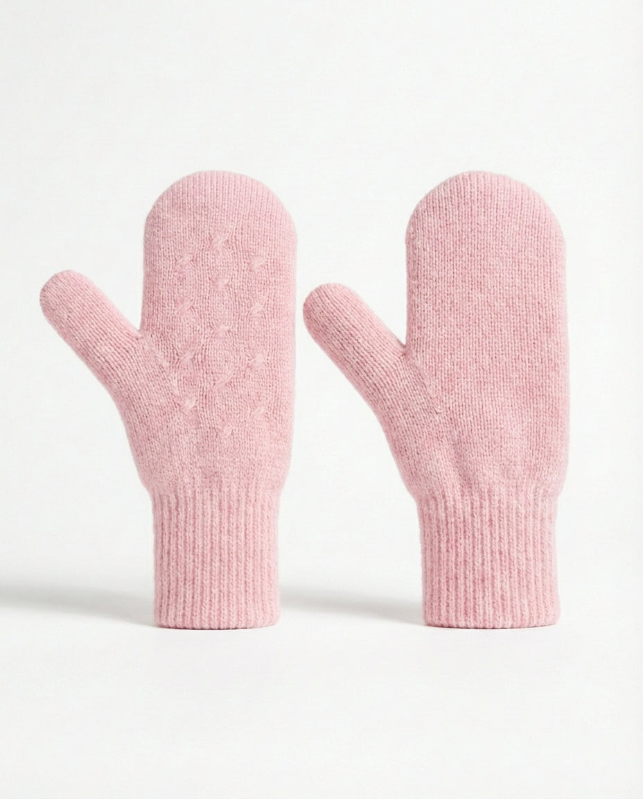 Cashmere Knit Mitten Glove