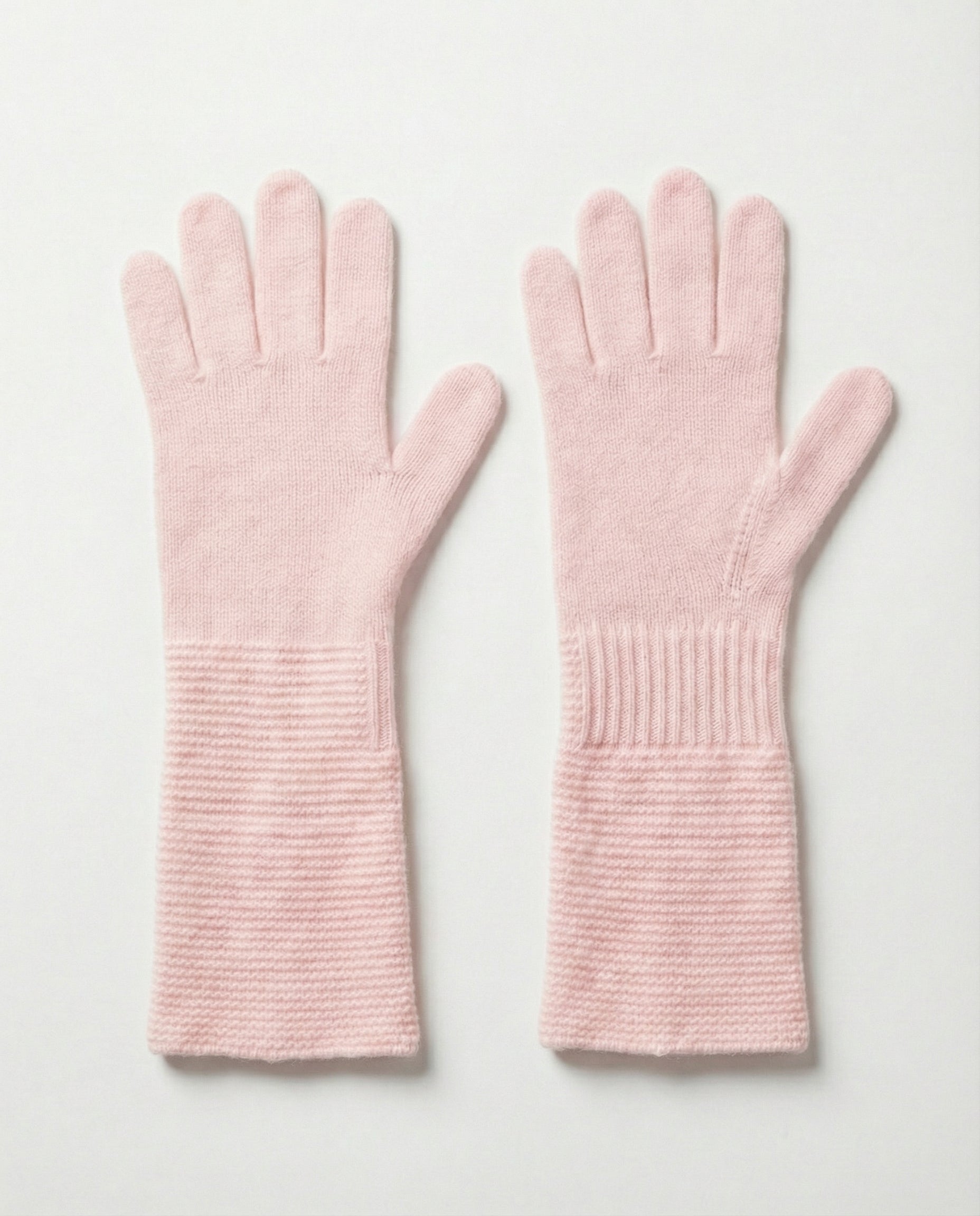 Cashmere Blush Long Gloves