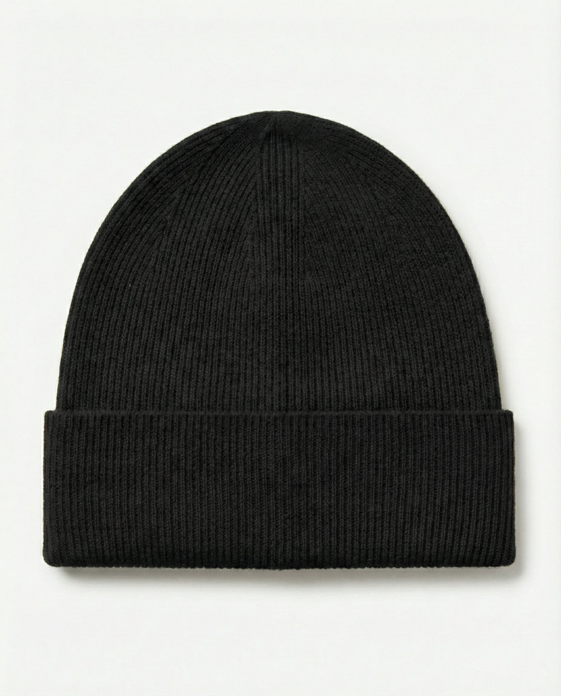 Cashmere Ribbed Knit Beanie Unisex