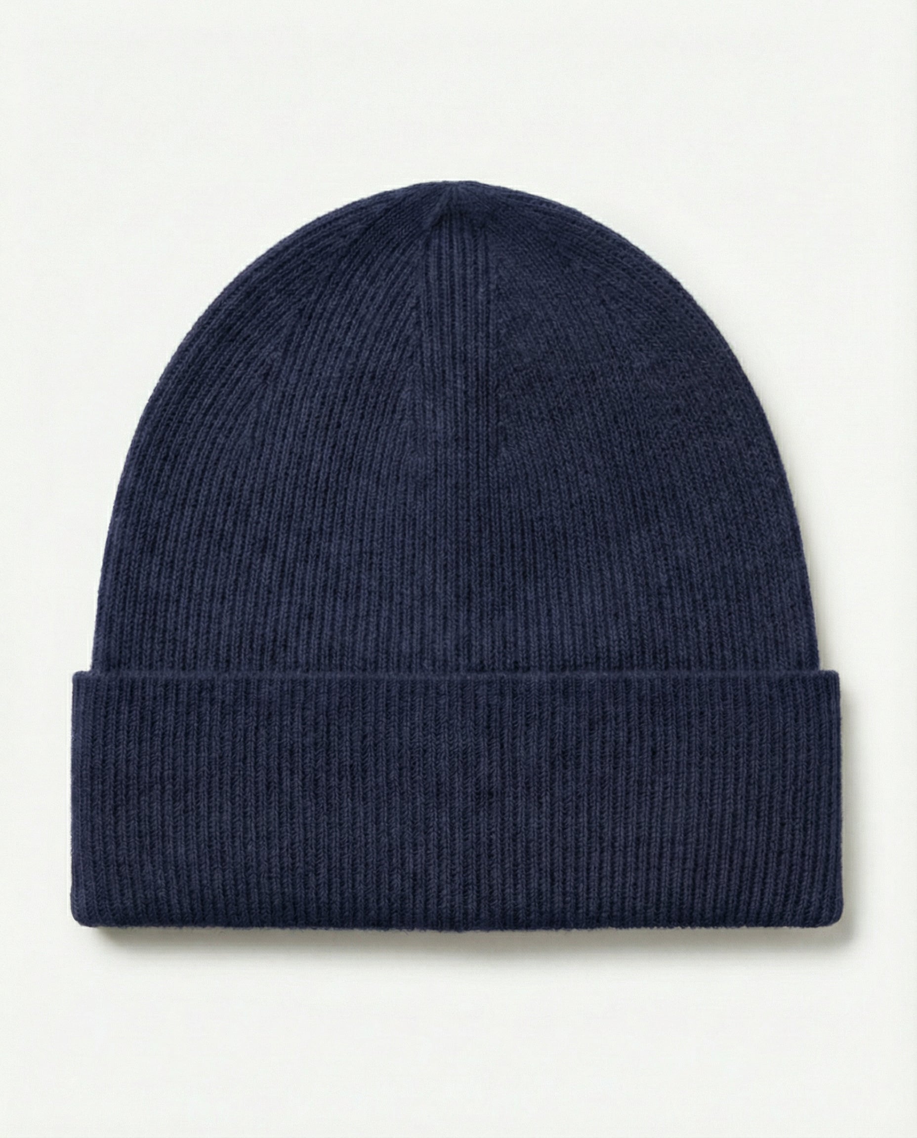Cashmere Ribbed Knit Beanie Unisex