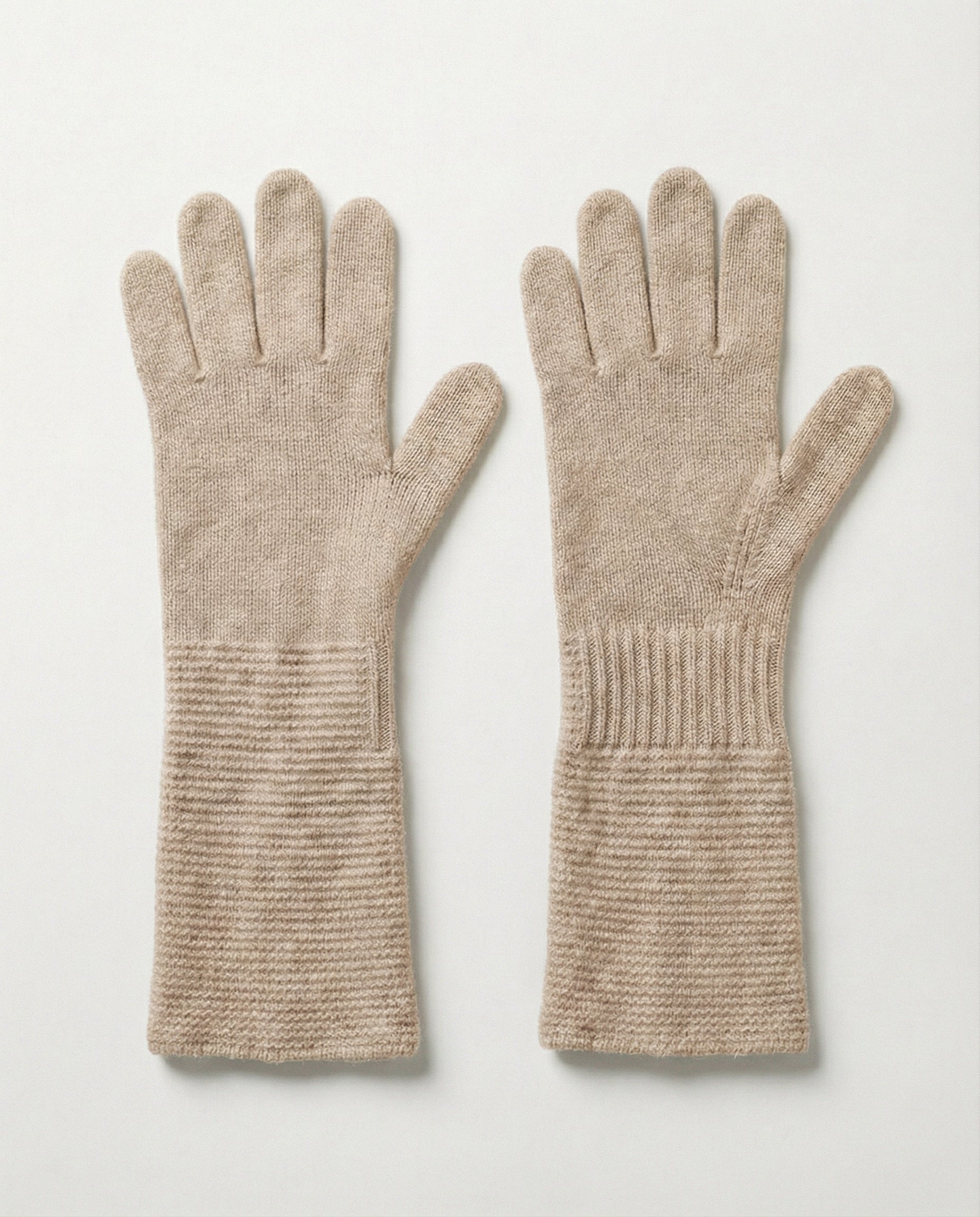 Cashmere Blush Long Gloves