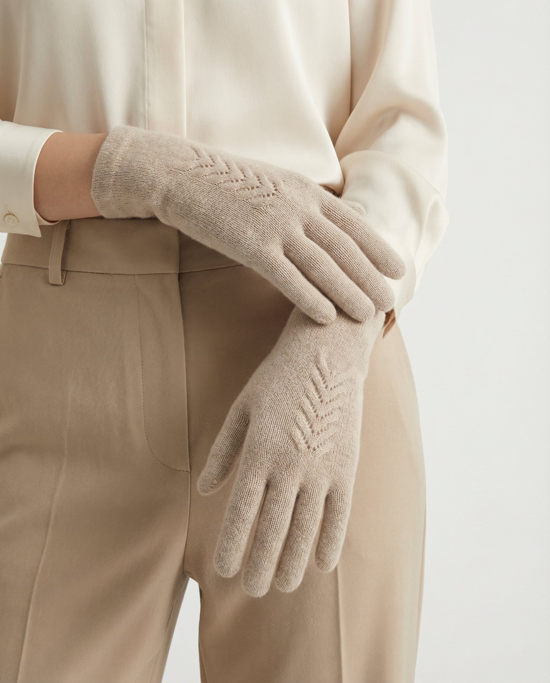 Cashmere Knit Gloves